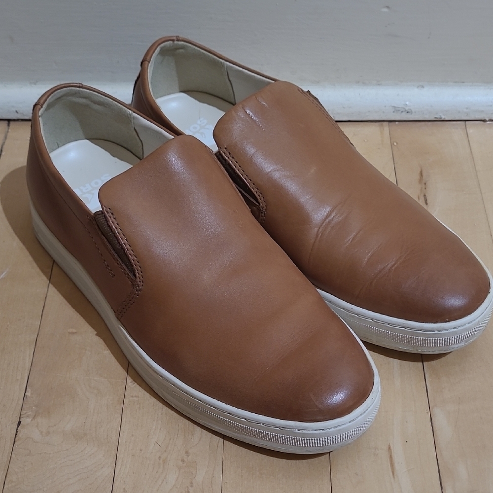Sorel Brown Slip-On Loafers